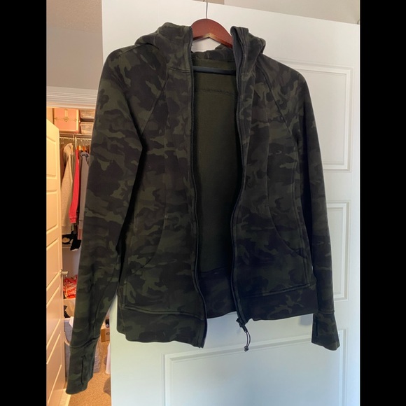 Lulu scuba hoodie (green camo) - Picture 1 of 2